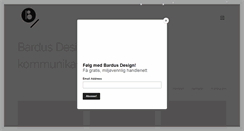 Desktop Screenshot of bardusdesign.no